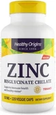 Healthy Origins Zinc Bisglycinate Zinc Chelate 50mg 120 Capsules