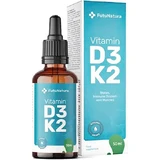 FutuNatura Vitamine D3 + K2 voor versterking van het immuunsysteem & ei-gezondheid 50ml