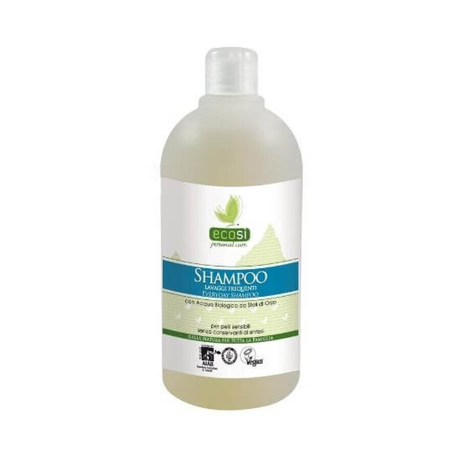 Shampooing pour usage fréquent et peau sensible, 500ml, Ecosi