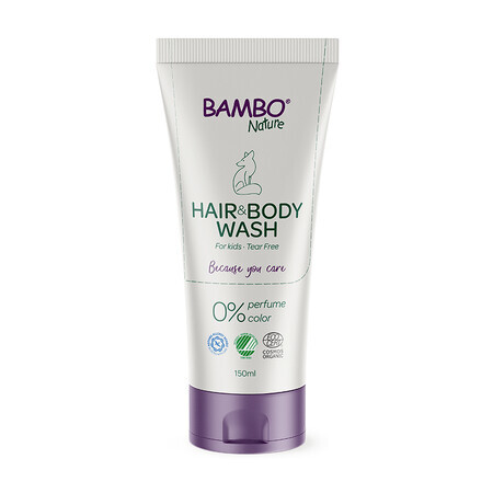 Shampooing et gel douche pour enfants, 150 ml, Bambo Nature