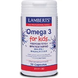 Lamberts Omega 3 For Kids Berry Bursts Fish Oil Suitable for Kids 30 capsules Pamplemousse