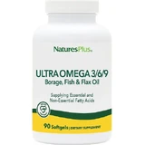 Nature's Plus Ultra Omega 3 6 9 Boorolie en Lijnzaadolie 90 softgels Niet-gearomatiseerd