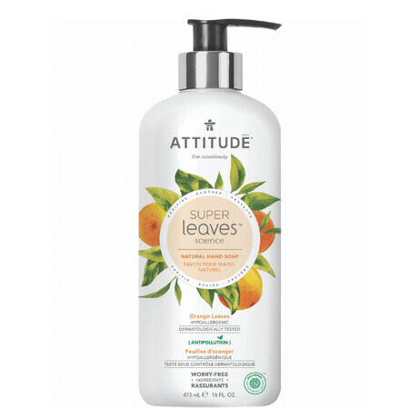 Orangenblatt-Handseife, 473 ml, Attitude