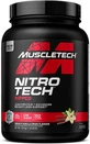 MuscleTech Nitro-Tech Ripped Proteină Din Zer Fără gluten cu Aromă Vanilie franțuzească Bean 1.8kg
