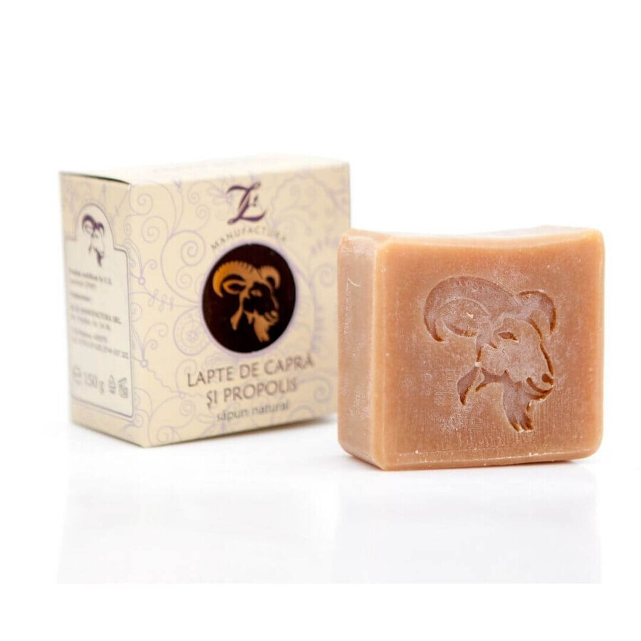 Savon au lait de chèvre et à la propolis, 100 gr, ZL Manufactura