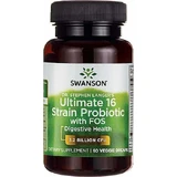Swanson Ultimate 16 Stämme Probiotikum mit FOS Probiotikum 60 pflanzliche Kapseln