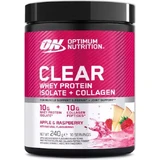 Optimum Nutrition Clear Whey Protein Isolate + Collagen Whey Protein with Apple & Raspberry Flavour 240gr