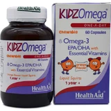 Health Aid KidzOmega One A Day Chewable Omega 3 Fish Oil Suitable for Children 60 chewable tablets Orange