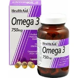Health Aid Omega 3 Aceite de Pescado 750 mg 30 cáps. sin sabor