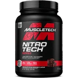 MuscleTech NitroTech Whey Protein Ripped Whey Protein with Chocolate Flavour Fudge Brownie Brownie 1.8kg