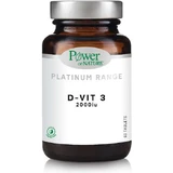 Power Of Nature Platinum Range D-Vit 3 Vitamin for Immune Strengthening & Egg Health 2000iu 60 Tablets