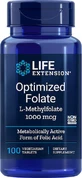 Life Extension Optimized Optimized Folate L-Methylfolate 1700mcg DFE Food Supplement Special 100 File