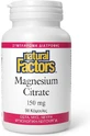 Natural Factors Magnesium Citrate 150mg 90 capsules