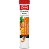 Lanes Vitamine C Eff Vitamine voor Immuunversterking, Huid & Antioxidantwerking 1000mg Ananas Mango 20 tabs eff
