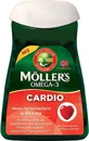 Moller's Omega-3 Cardio Lebertran und Fischöl 60 Weichkapseln ohne Geschmacksverstärker
