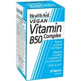 Health Aid B50 Vitamin Complex for Energy, Immune & Nervous System Support 30 x 1 tablets
