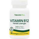 Nature's Plus Vitamine B12 voor de gezondheid van het zenuwstelsel 1000mg Framboos 30 tabletten