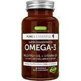 iGennus Pure Essentials Super Concentrated Omega 3 Wild Fish Oil & Vitamin D3 Fish Oil 893mg 60 caps Unflavoured