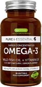 iGennus Pure Essentials Super Concentrated Omega 3 Wild Fish Oil & Vitamin D3 Fish Oil 893mg 60 caps Unflavoured