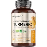 Turmeric Organic Ginger and Black Pepper X 365 Capsules Weightworld