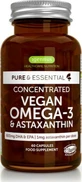 iGennus Pure &amp; Essential Geconcentreerde Vegan Omega-3 &amp; Astaxanthine 600mg 60 caps Niet-gearomatiseerd