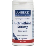 Lamberts L-Ornithine 500mg 60 Capsules non aromatisées