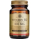 Solgar Vitamina B2 Vitamina para la salud del sistema nervioso 100mg 100 cápsulas vegetales