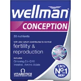 Vitabiotics Wellman Conception Empfängnis Fruchtbarkeit & Reproduktion Testosteron Boosting Supplement 30 Tabs