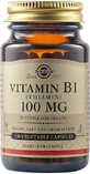 Solgar Vitamine B1 (Thiamine) Vitamine voor de gezondheid van het zenuwstelsel 100mg 100 plantaardige capsules