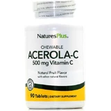 Nature's Plus Acerola-C Vitamin for Immune Support, Skin & Antioxidant Action 500mg 90 Tablets