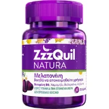 ZzzQuil Natura Melatonine Slaapsupplement 30 geleisnoepjes Vruchtenbessen