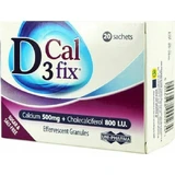 UNI-PHARMA D3 Fix Calcium Vitamina cálcica para reforzar el sistema inmunitario y la salud de los huevos 500 mg 20 sobres