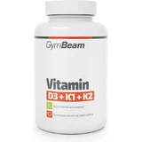 GymBeam Vitamine D3 + K1 + K2 Vitamin for Immune System Strengthening & Egg Health 120 caps