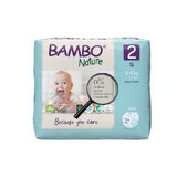 Pannolini n. 2, 3-6 kg, 30 pezzi, Bambo Nature