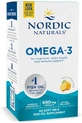 Nordic Naturals Omega 3 Visolie 690mg 60 softgels Citroen