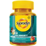 Supradyn Kids Immunity Multivitamin Immune System Strengthener 800iu 40mg Strawberry, Orange & Papaya 60 jelly candies