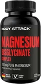 Body Attack Magnesium Bisglycinat 120 pflanzliche Kapseln