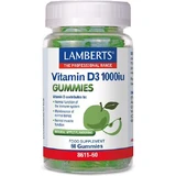 Lamberts Vitamin D3 Vitamin for Immune System Strengthening & Egg Health 1000iu Apple 60 jelly candies