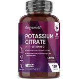 Kaliumcitraat met vitamine C 1460mg 180 tabletten Weightworld