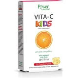 Power Of Nature Vita-C Kids Stevia Vitamine voor immuunsysteem, huid en antioxidanten 100mg Sinaasappel 30 kauwtabletten