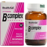 Health Aid Complejo vitamínico B 90 cáps. Vitamina para reforzar la energía, el sistema inmunitario y el sistema nervioso 90 cáps.