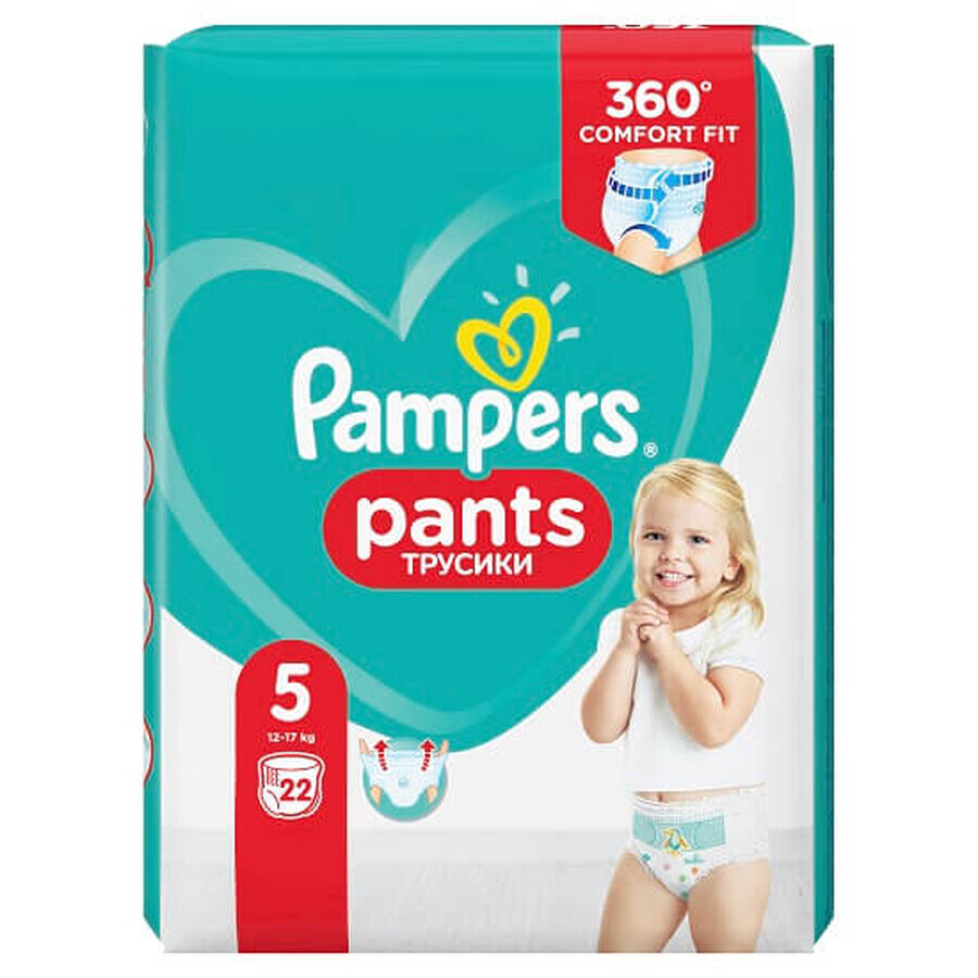 Scutece Pants Junior Nr. 5, 11-18 kg, 22 bucati, Pampers