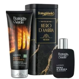 2 in 1 Shampoo and Shower Gel Set 200 ml + Eau de toilette 50 ml Nero d'Ambra, Bottega Verde