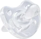 Chicco Physio Soft 01808-01 Sucette en silicone transparente pour 0+ mois