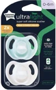 Tommee Tippee Ultra Light Blanc/Menthe 0-6 mois 2pcs