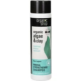 Organic Shop Organic Algae and Clay Hair Loss Shampoo for All Hair Types 280ml
