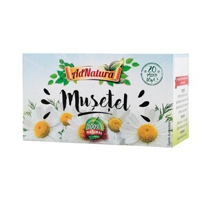 Thé à la camomille, 20 sachets, Adnatura