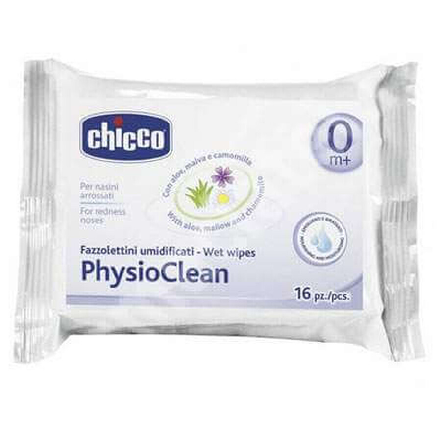 Lingettes nasales humides, 16 pièces, Chicco