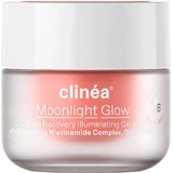 Clinea Moonlight Glow Anti-Ageing en Verhelderende Gezichtsgel voor de Nacht met Niacinamide en Prebiotica 50ml