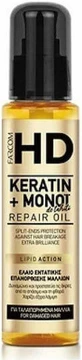 Farcom Keratin Monoi De Tahiti Ulei de păr pentru Reparare cu Keratină 100ml